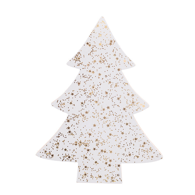 Puidust jõulupuu, 15x12,5x2 cm hind ja info | Jõulukaunistused | kaup24.ee