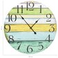 325185 vidaXL Wall Clock Multicolour 60 cm MDF hind ja info | Kellad | kaup24.ee