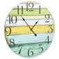 325185 vidaXL Wall Clock Multicolour 60 cm MDF цена и информация | Kellad | kaup24.ee