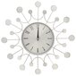 325165 vidaXL Wall Clock Silver 40 cm Metal hind ja info | Kellad | kaup24.ee