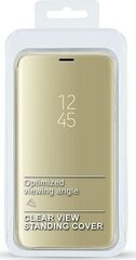 Etui Clear View Samsung S21 Ultra gold (золотой) цена и информация | Чехлы для телефонов | kaup24.ee