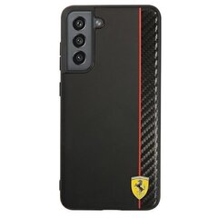 Telefoniümbris Ferrari FESAXHCS21FBK S21 FE G990 hind ja info | Telefoni kaaned, ümbrised | kaup24.ee