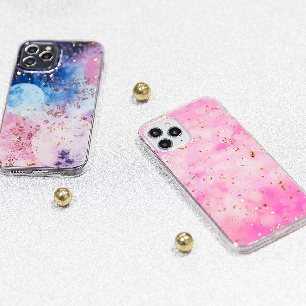 Gold Glam case for Samsung Galaxy S22 Plus pink цена и информация | Telefoni kaaned, ümbrised | kaup24.ee