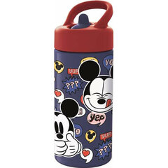 Бутылка с водой Mickey Mouse Happy Smiles (410 мл) цена и информация | Фляги для воды | kaup24.ee