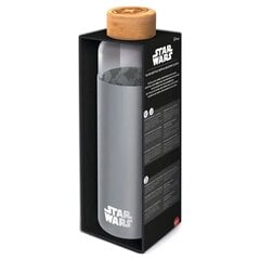 Star Wars klaaspudel silikoonkaitsega 585ml цена и информация | Фляги для воды | kaup24.ee