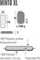 Isetäituv matkamatt High Peak Minto XL, 210 x 63 x 3 cm, must цена и информация | Täispuhutavad madratsid ja mööbel | kaup24.ee