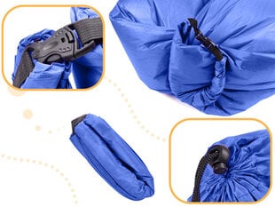 Lazy BAG DIIVAN voodi õhk lamamistool meresinine 230x70cm hind ja info | Täispuhutavad madratsid ja mööbel | kaup24.ee