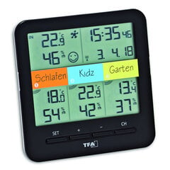 Juhtmevaba termohügromeeter 3 saatjaga KLIMA @ HOME 30.3060 hind ja info | Ilmajaamad, termomeetrid | kaup24.ee