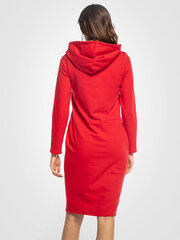 Хлопковое платье с капюшоном Tessita T357, красный цена и информация | Платья | kaup24.ee