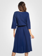 Асимметричное платье на ремешке T347, синий цена и информация | Платья | kaup24.ee