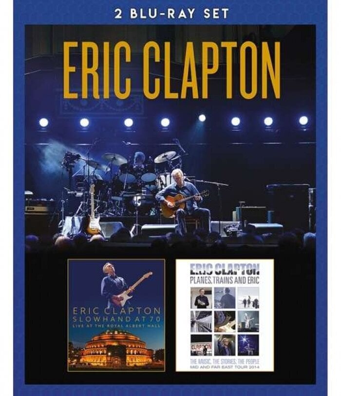 2 Blu-Ray Disk Eric Clapton Slowhand At 70: Live At The Royal Albert Hall + Planes Trains And Eric Blu-ray Disc hind ja info | Vinüülplaadid, CD, DVD | kaup24.ee