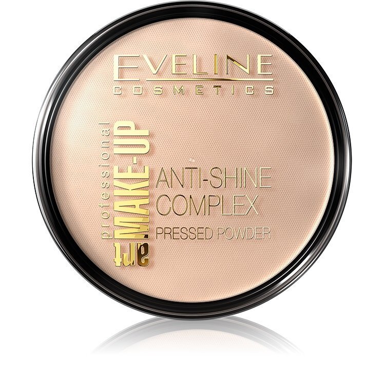 Kompaktpuuder Eveline Art Make-Up Anti-Shine Complex 14 g, 31 Transparent hind ja info | Jumestuskreemid, puudrid | kaup24.ee