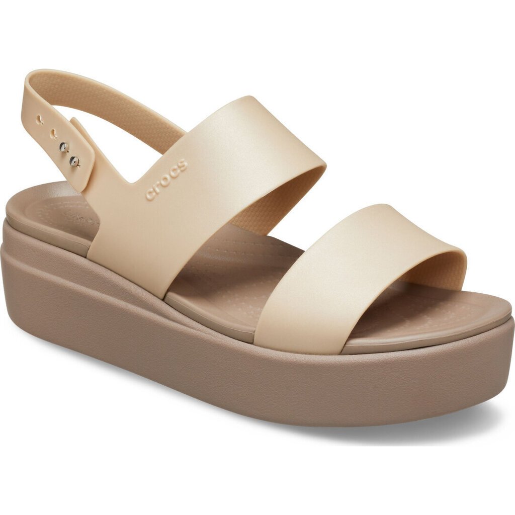 Crocs™ Brooklyn Metallic Low Wedge Women's 167527 hind ja info | Naiste sandaalid | kaup24.ee