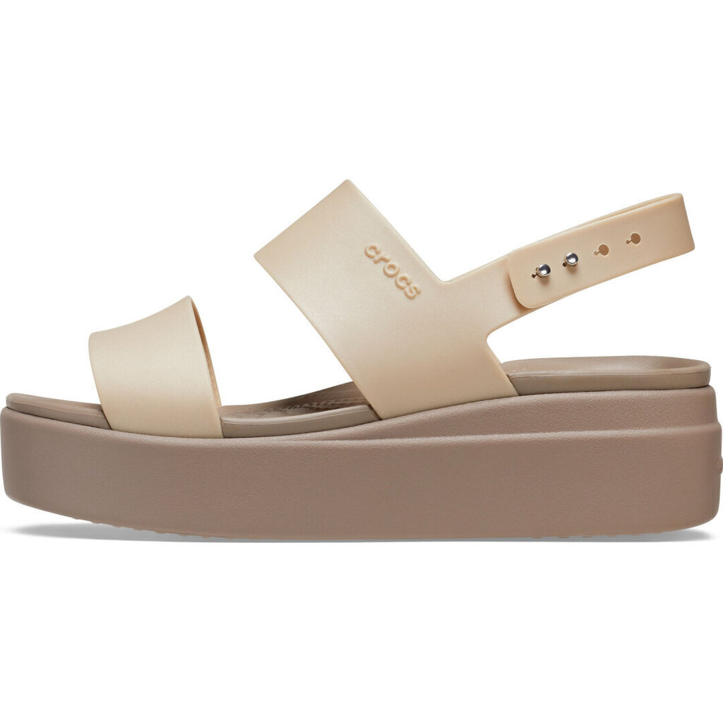 Crocs™ Brooklyn Metallic Low Wedge Women's 167527 hind ja info | Naiste sandaalid | kaup24.ee