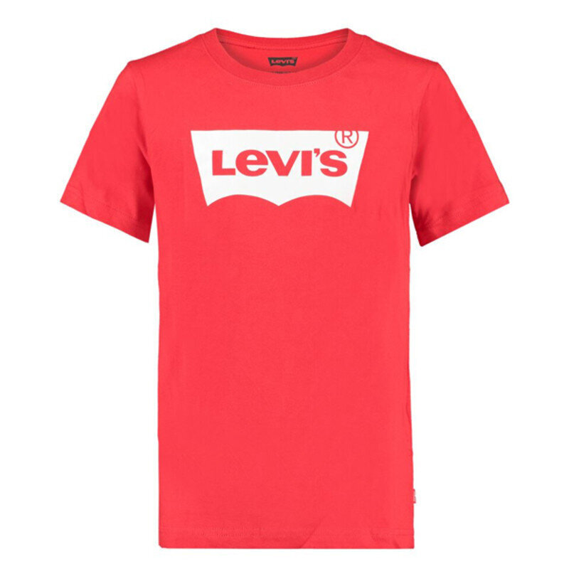 Laste lühikeste varrukatega särk Levi's Batwing Tee, punane цена и информация | Poiste särgid | kaup24.ee