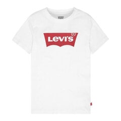 Laste lühikeste varrukatega särk Levi's Batwing Tee, valge цена и информация | Рубашки для мальчиков | kaup24.ee