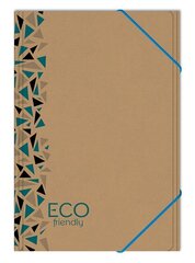 Mapp kummiga Eco friendly, 265X350 mm hind ja info | Kirjatarbed | kaup24.ee