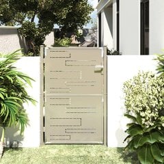 vidaXL aiavärav, 100 x 150 cm, roostevaba teras hind ja info | Aiad ja tarvikud | kaup24.ee