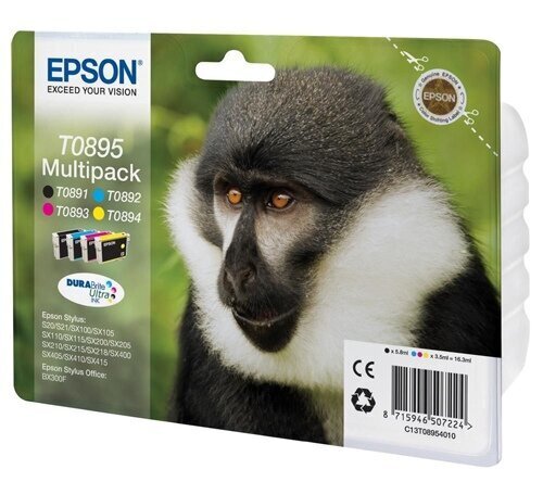 Epson C13T08954010, värviline hind ja info | Tindiprinteri kassetid | kaup24.ee