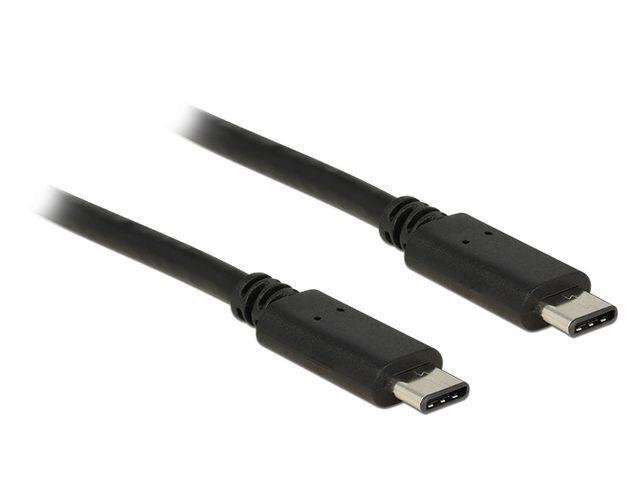 Kaabel Delock Cable USB Type-C 2.0 male > USB Type-C 2.0 male, 1m 83673 hind ja info | Mobiiltelefonide kaablid | kaup24.ee