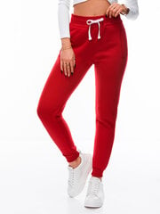 Naiste püksid Edoti 070PLR punane hind ja info | Naiste püksid | kaup24.ee