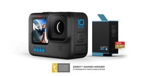 GoPro Hero 10 bundle, must hind ja info | Seikluskaamerad | kaup24.ee