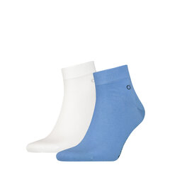 Meeste sokid Calvin Klein 2 paari, valge/sinine 701218706 008 44561 hind ja info | Meeste sokid | kaup24.ee