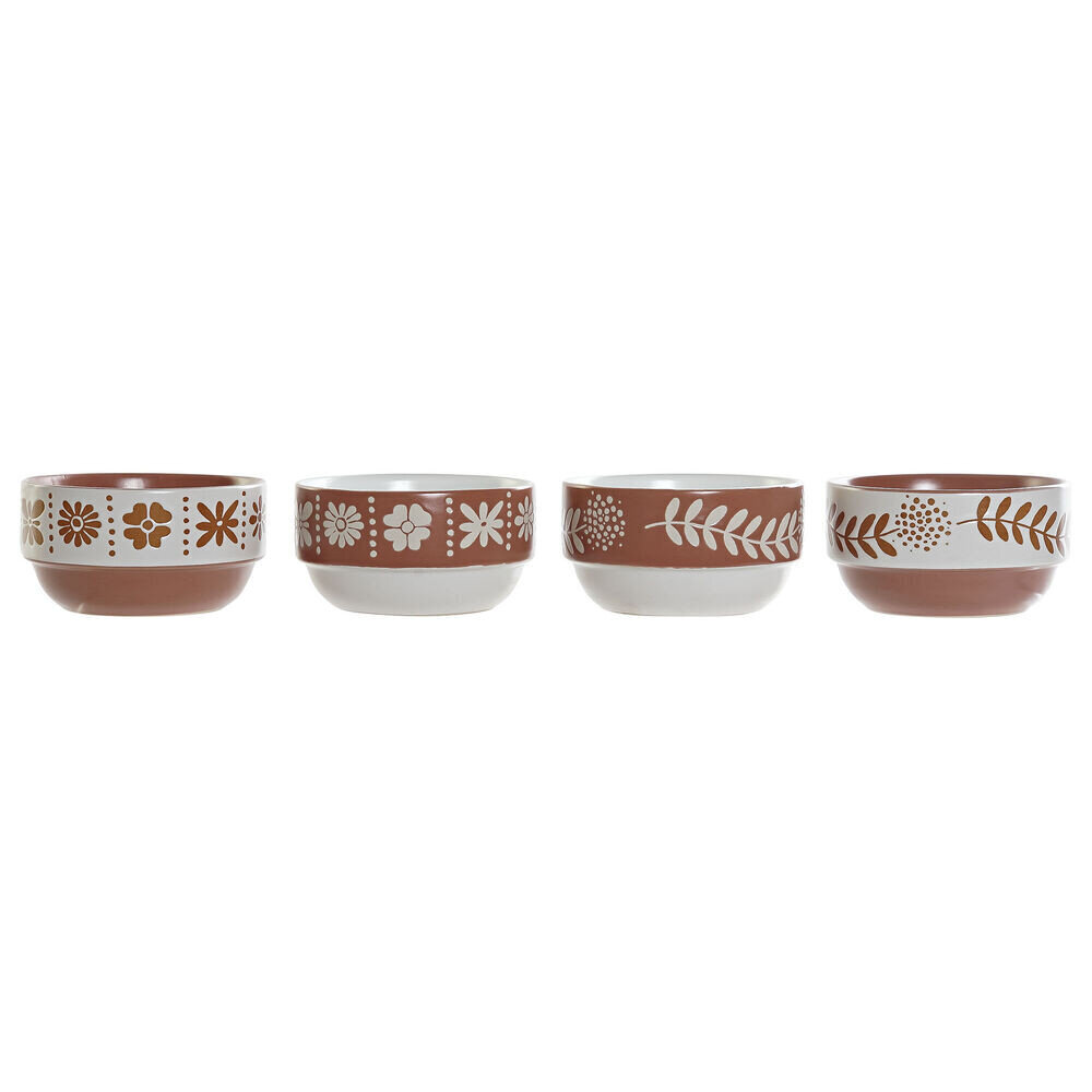 Kauss DKD Home Decor Keraamika (12 x 12 x 6.5 cm) (4 pcs) (460 ml) hind ja info | Lauanõud ja kööginõud | kaup24.ee