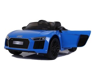 Одноместный электромобиль для детей Big Audi R8 JJ2198, синий цена и информация | Электромобили для детей | kaup24.ee