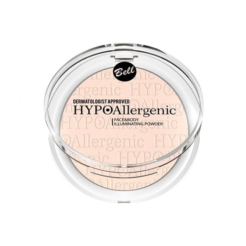 Kirgastav näo- ja kehapuuder Bell HypoAllergenic Face & Body 6 g, 01 цена и информация | Jumestuskreemid, puudrid | kaup24.ee