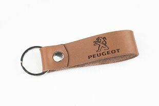 Peugeot nahast võtmehoidja, pruun hind ja info | Originaalsed võtmehoidjad | kaup24.ee