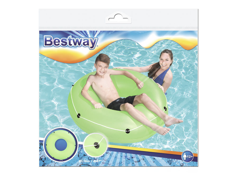 Täispuhutav ujumisrõngas Bestway Summer Blast, 119 cm цена и информация | Täispuhutavad veemänguasjad ja ujumistarbed | kaup24.ee