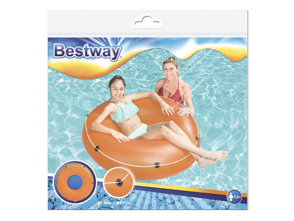Täispuhutav ujumisrõngas Bestway Summer Blast, 119 cm цена и информация | Täispuhutavad veemänguasjad ja ujumistarbed | kaup24.ee