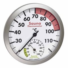 Аналоговый термогигрометр для сауны ТФА 40.1055.50 цена и информация | Аксессуары для сауны и бани | kaup24.ee