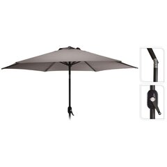 ProGarden päevavari "Monica" 270 cm, pruunikashall hind ja info | Päikesevarjud, markiisid ja alused | kaup24.ee