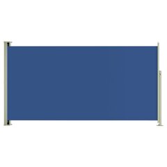 vidaXL lahtitõmmatav terrassi külgsein, 160 x 300 cm, sinine цена и информация | Зонты, маркизы, стойки | kaup24.ee