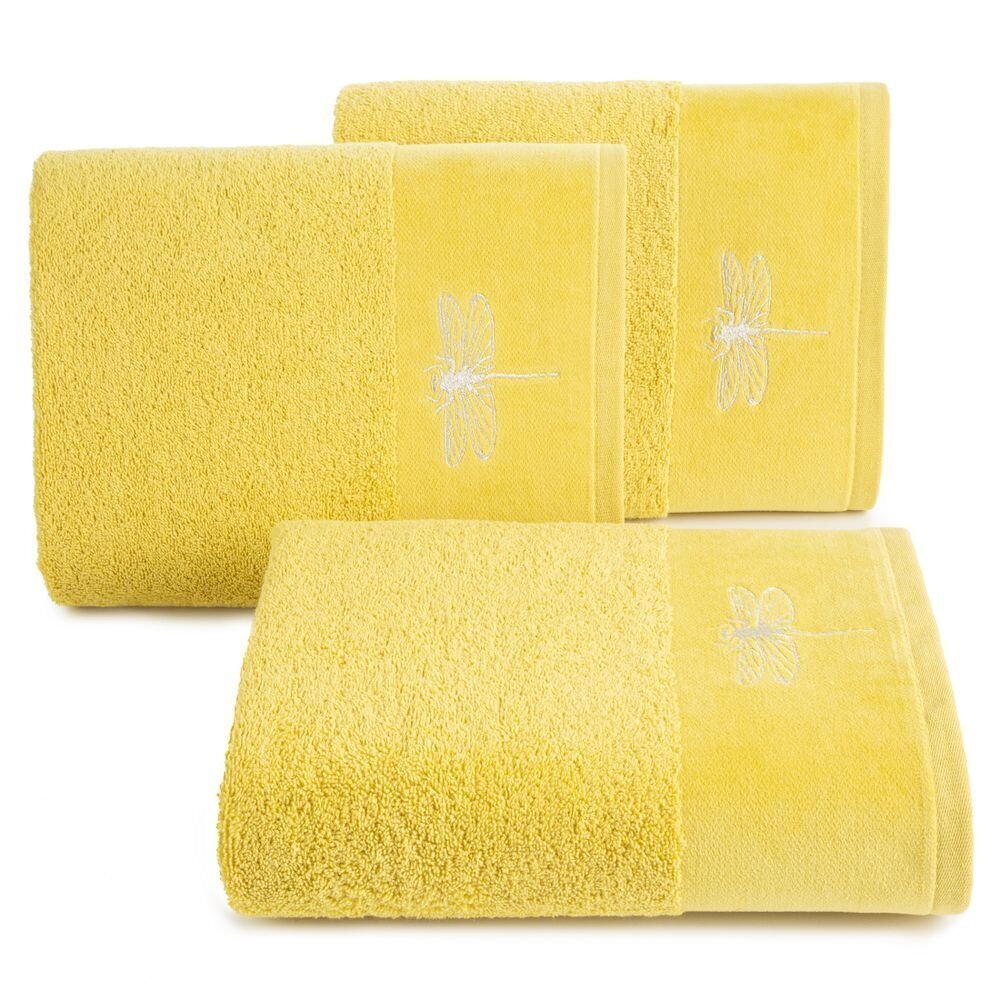 Rätik Lori 1, 70x140 cm, kollane hind ja info | Rätikud, saunalinad | kaup24.ee