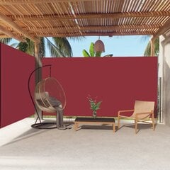vidaXL lahtitõmmatav külgsein punane 200 x 600 cm hind ja info | Päikesevarjud, markiisid ja alused | kaup24.ee