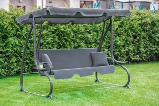 Lahtikäiv kiik Funfit Garden Relax Plus, hall цена и информация | Садовые качели | kaup24.ee