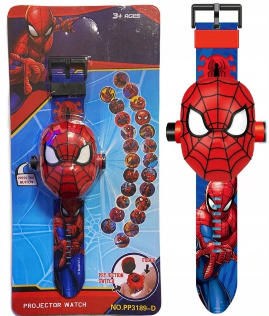 3D kell Spiderman projektoriga hind ja info | Laste aksessuaarid | kaup24.ee