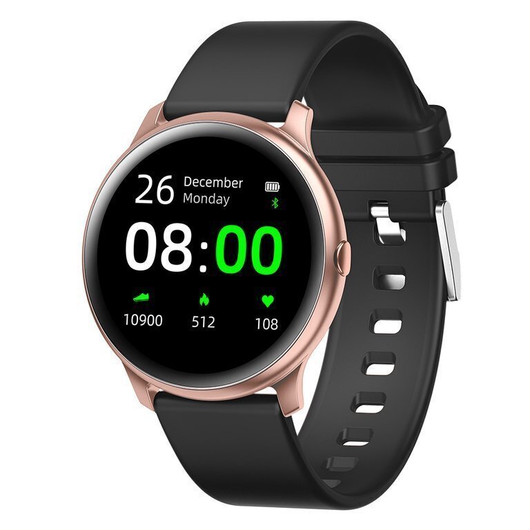 G. Rossi SW010 Rose Gold/Black цена и информация | Nutikellad (smartwatch) | kaup24.ee