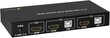 KVM lüliti Techly HDMI / USB 2x1 heliga 4K * 30 Hz цена и информация | Lülitid (Switch) | kaup24.ee