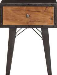 Прикроватный столик, 40x30x50 см, коричневый цена и информация | Прикроватные тумбочки | kaup24.ee