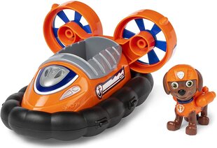 Paw Patrol Zuma Hovercraft - автомобиль с коллекционной фигуркой Зумы цена и информация | Развивающий мелкую моторику - кинетический песок KeyCraft NV215 (80 г) детям от 3+ лет, бежевый | kaup24.ee