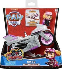 Paw Patrol Moto Pups - Skye - luksussõiduk - mootorratas Skye kogumisfiguuriga цена и информация | Игрушки для девочек | kaup24.ee