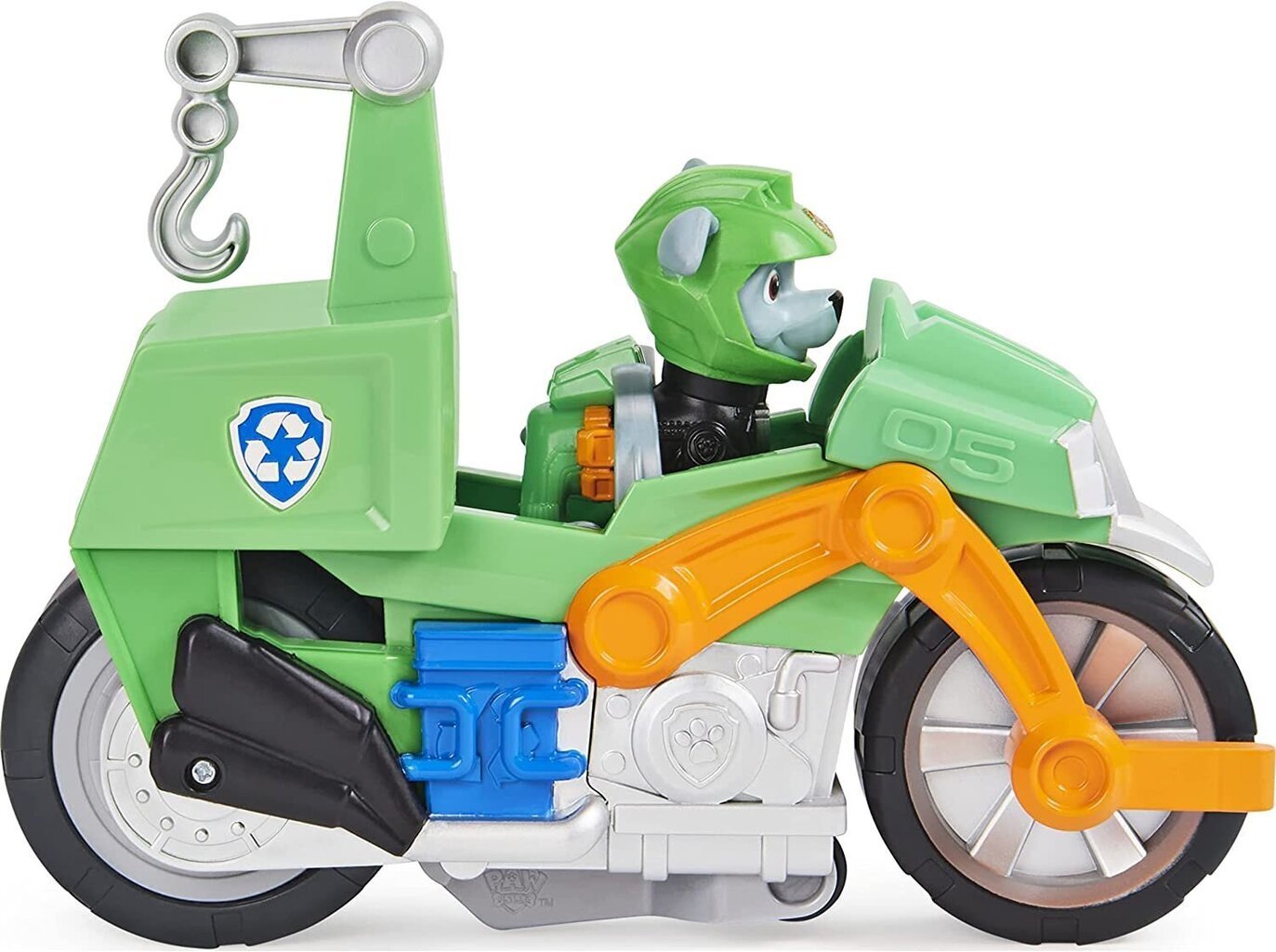 Paw Patrol Moto Pups - Rocky - luksussõiduk - mootorratas Rocky kollektsioonikujuga hind ja info | Poiste mänguasjad | kaup24.ee