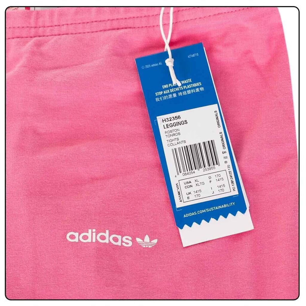 Retuusid Adidas LEGGINGS, roosa H32356 42959 цена и информация | Tüdrukute retuusid, püksid | kaup24.ee