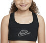 Nike Spordirinnahoidja G Nk Df Swsh Bra Futura Black DD7960 010 DD7960 010/M hind ja info | Tüdrukute aluspesu | kaup24.ee