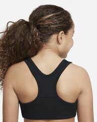 Cпортивный бюстгальтер Nike G Nk Df Swsh Bra Futura Black DD7960 010, черный цена и информация | Нижнее белье для девочек | kaup24.ee