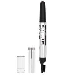 Kulmuvärv Maybelline Tattoo Brow Lift Stick, 10 g, 05 Black Brown цена и информация | Карандаши, краска для бровей | kaup24.ee